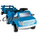 Kid Trax 6V Heavy Hauling Truck with Trailer Powered Ride On, Blue   565563889